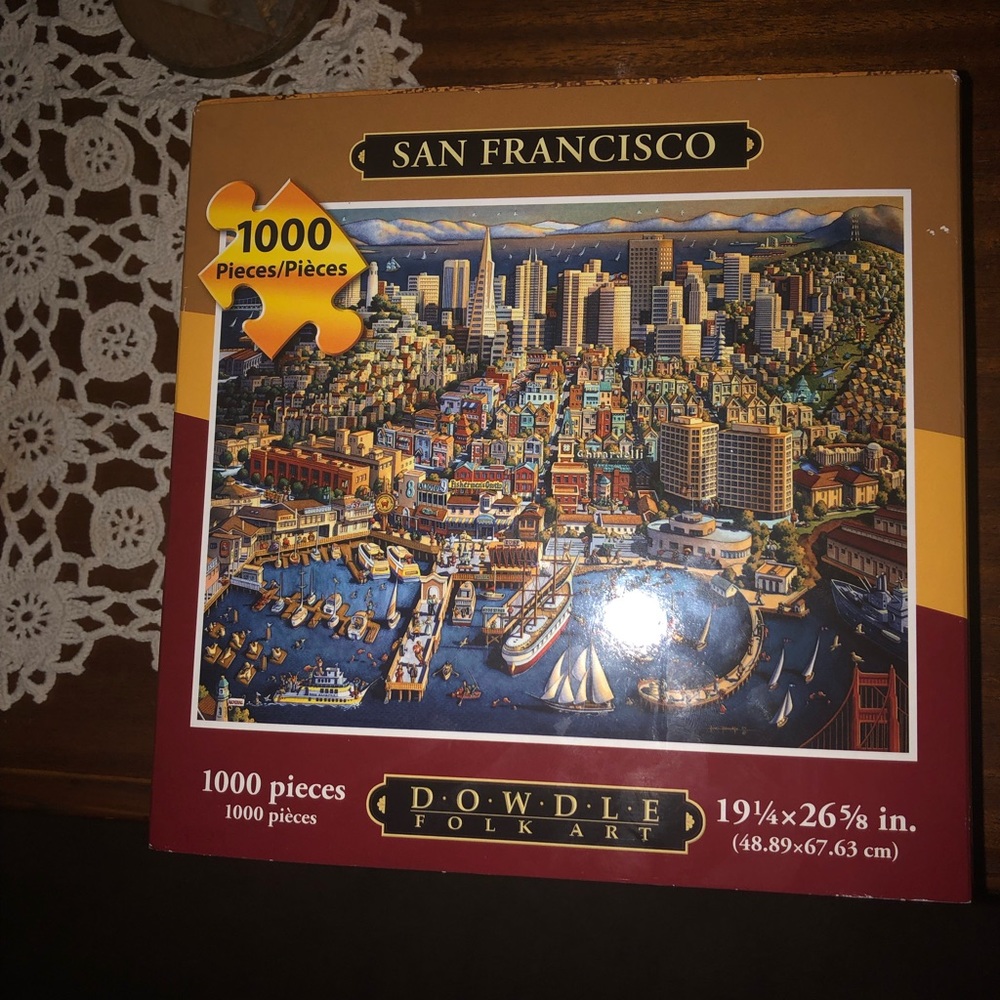 Dowdle Folk Art San Francisco Puzzle- 509 $20 or $15 w/offer